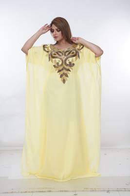 Dubai Kaftan Women Dress Long Gown Farasha Morocco Wear 4
