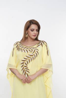 Dubai Kaftan Women Dress Long Gown Farasha Morocco Wear 2