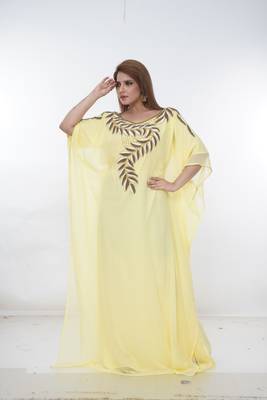 Dubai Kaftan Women Dress Long Gown Farasha Morocco Wear 3