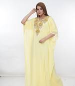 Dubai Kaftan Women Dress Long Gown Farasha Morocco Wear