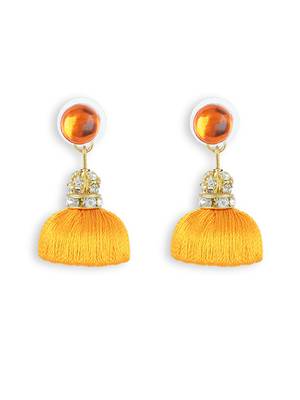 Girls Gold Doomed Jhumka Earrings 1