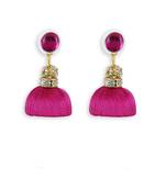 Girls Pink Doomed Jhumka Earrings