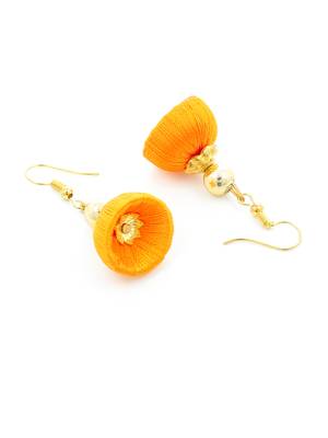 Girls Gold Doomed Jhumka Earrings 2
