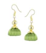Girls Green Doomed Jhumka Earrings