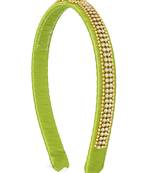 Girls Green Ethnic Hairband