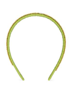 Girls Green Ethnic Hairband 3