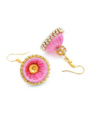 Girls Rose Doomed Jhumka Earrings 2