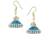 Girls Blue Doomed Jhumka Earrings