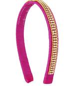 Girls Pink Ethnic Hairband