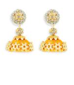 Girls Gold Doomed Jhumka Earrings