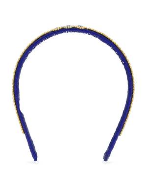 Girls Blue Ethnic Hairband 3