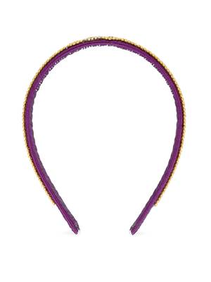Girls Purple Ethnic Hairband 3