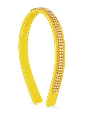 Girls Yellow Ethnic Hairband 1