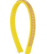 Girls Yellow Ethnic Hairband