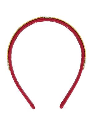 Girls Red Ethnic Hairband 3