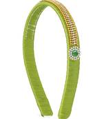 Girls Green Ethnic Hairband