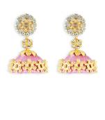 Girls Rose Doomed Jhumka Earrings