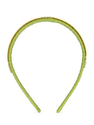 Girls Green Ethnic Hairband 3