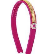 Girls Pink Ethnic Hairband