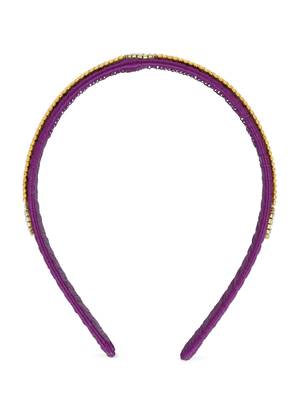 Girls Purple Ethnic Hairband 3