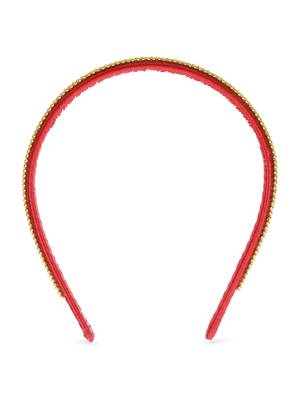 Girls Red Ethnic Hairband 3