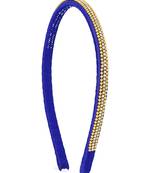 Girls Blue Ethnic Hairband