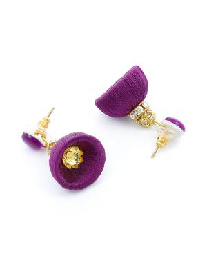 Girls Purple Ethnic Hairband Set 3