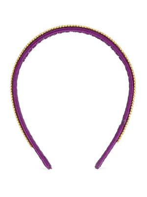 Girls Purple Ethnic Hairband 3