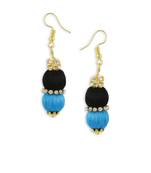 Girls Blue Doomed Jhumka Earrings