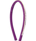 Girls Purple Ethnic Hairband