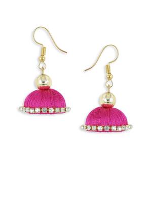 Girls Pink Ethnic Hairband Set 3