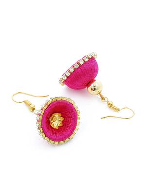 Girls Pink Ethnic Hairband Set 4