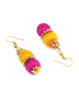 Girls Gold Doomed Jhumka Earrings 1