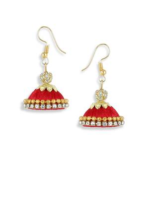 Girls Red Ethnic Hairband Set 3