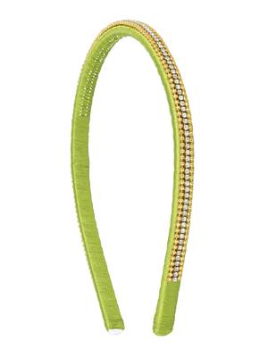 Girls Green Ethnic Hairband Set 2