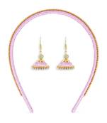 Girls Rose Ethnic Hairband Set