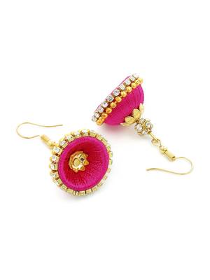 Girls Pink Ethnic Hairband Set 4