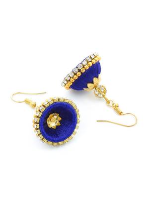 Girls Blue Ethnic Hairband Set 4