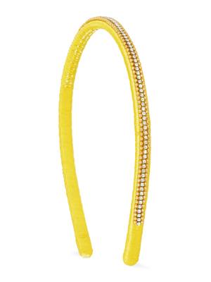 Girls Yellow Ethnic Hairband Set 2