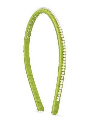 Girls Green Ethnic Hairband Set 2