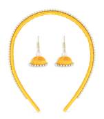 Girls Gold Ethnic Hairband Set