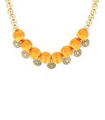 Girls Gold Ethnic Necklace