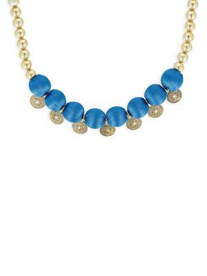 Girls Blue Ethnic Necklace 1