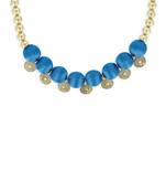 Girls Blue Ethnic Necklace