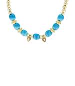 Girls Blue Ethnic Necklace