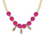 Girls Pink Ethnic Necklace