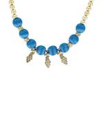 Girls Blue Ethnic Necklace