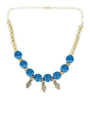 Girls Blue Ethnic Necklace 2