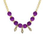 Girls Purple Ethnic Necklace