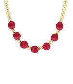 Girls Red Ethnic Necklace